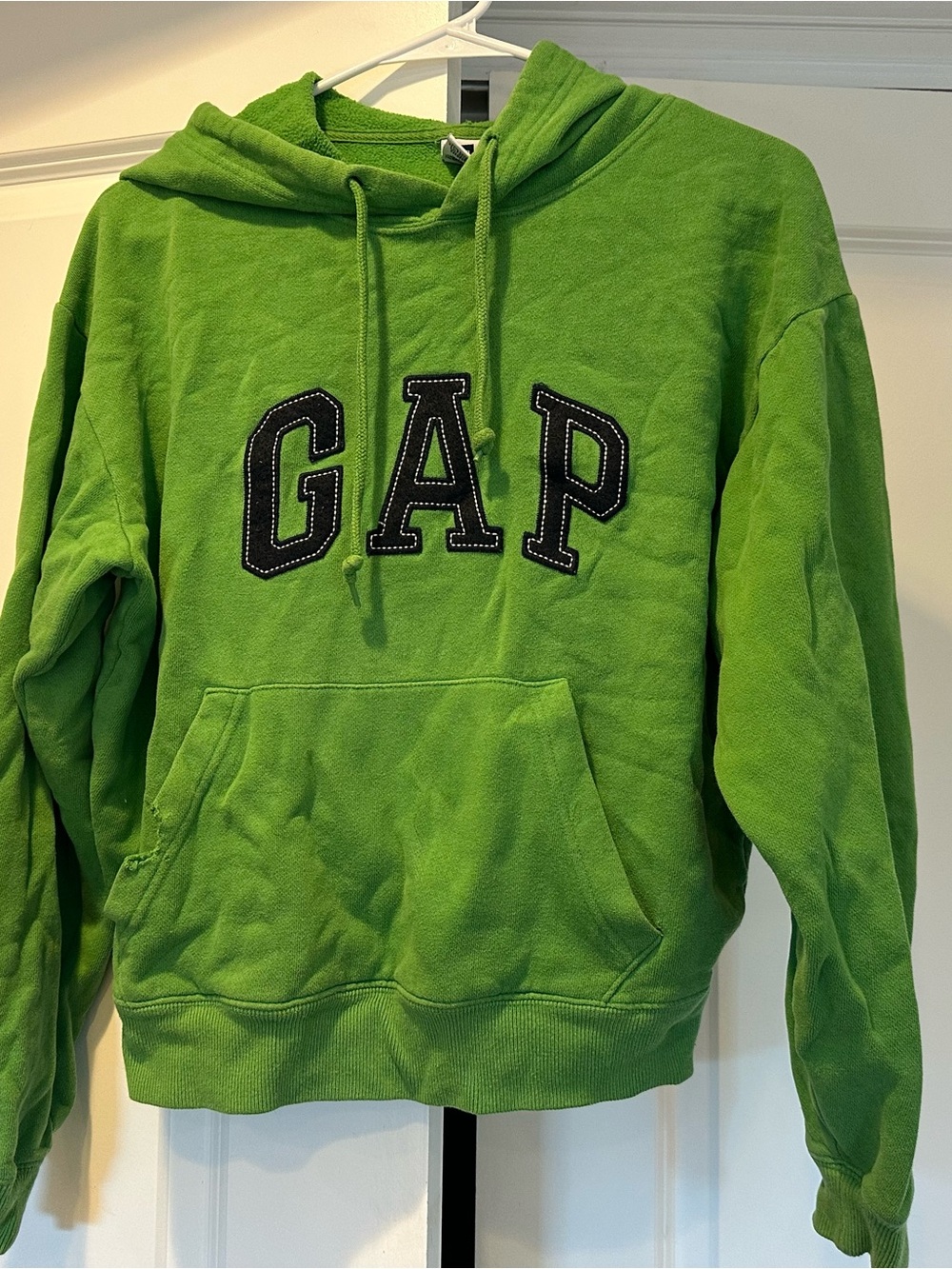 GAP Bright Green Fleece-Lined Hoodie See Description